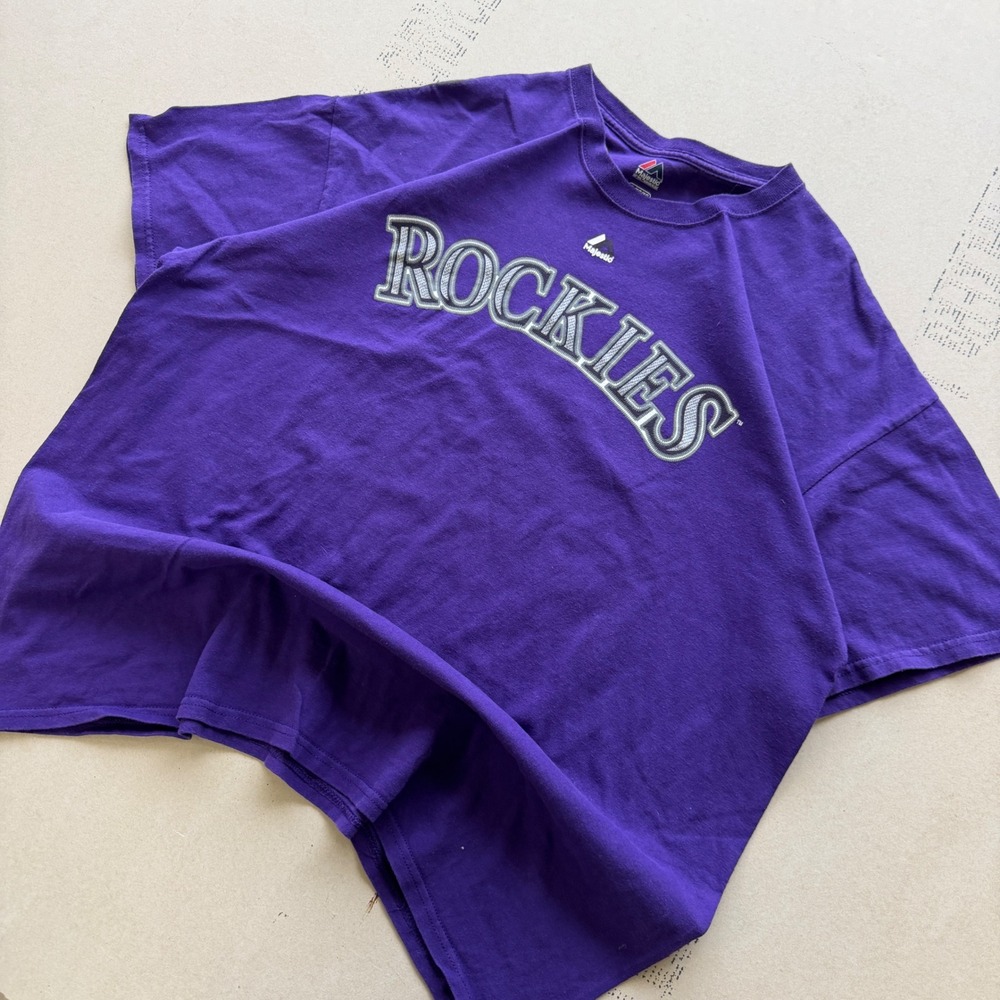 Y2K Majestic Colorado Rockies Arenado T-shirt